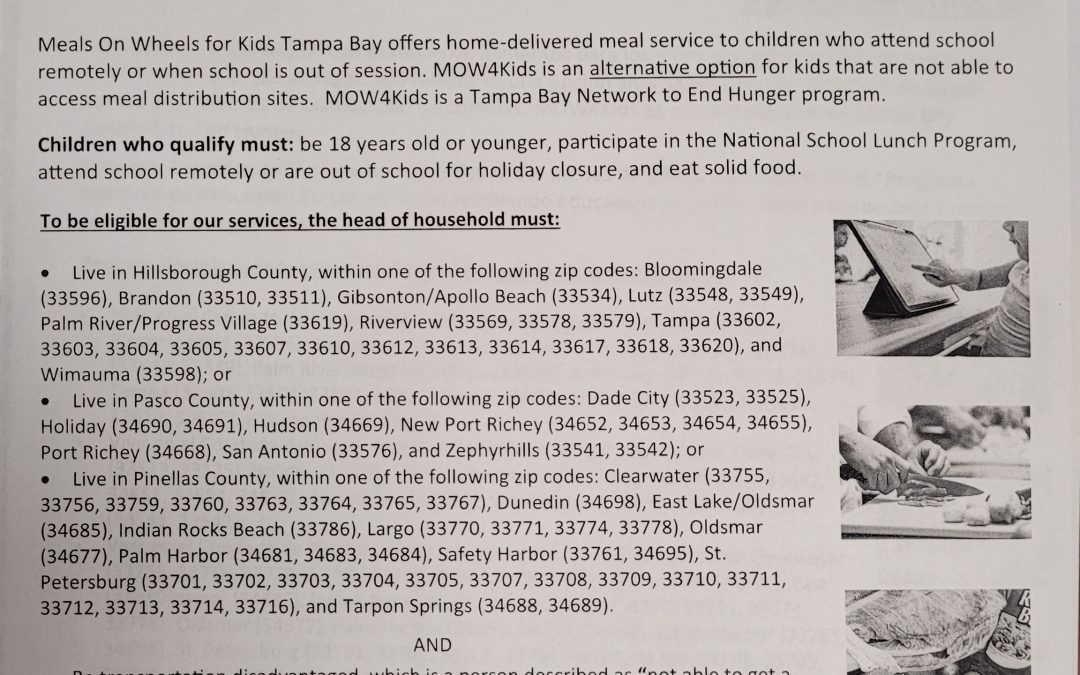 MOW4Kids Meals on Wheels for Kids